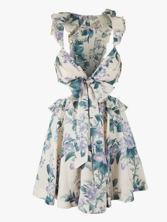 Zimmermann Dresses & Skirts - Zimmerman Cassia Ruffle Mini Dress size 1